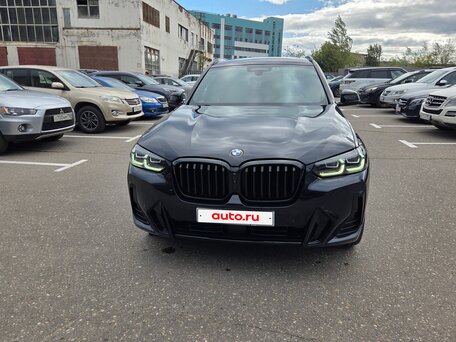 2021 BMW X3 30i xDrive III (G01) Рестайлинг, чёрный, 4990000 рублей, вид 2