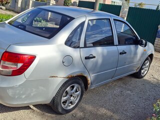 2012 Lada (ВАЗ) Granta I, серебристый, 220000 рублей, вид 2