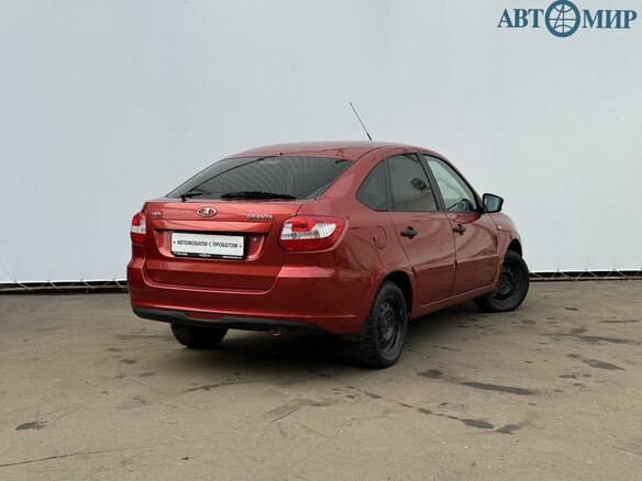 2017 Lada (ВАЗ) Granta I, красный, 315000 рублей - вид 4