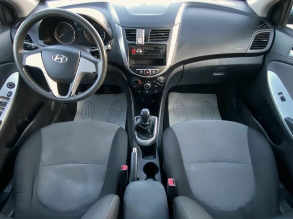 2012 Hyundai Solaris I, фиолетовый - вид 5