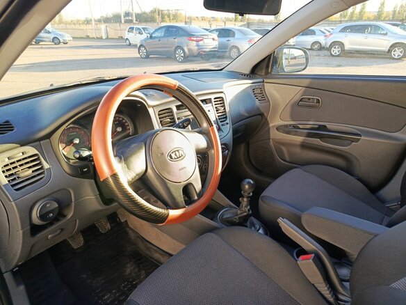 2010 Kia Rio II Рестайлинг, голубой - вид 19