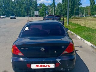 2008 Kia Spectra I Рестайлинг 2, синий, 160000 рублей, вид 4