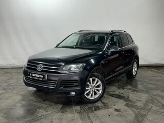 2014 Volkswagen Touareg II, чёрный, 1770000 рублей, вид 1