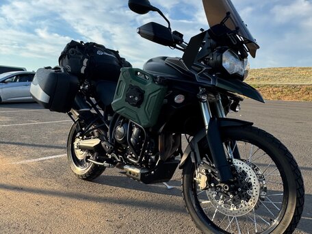 2012 Triumph Tiger 800, зелёный, 850000 рублей, вид 3