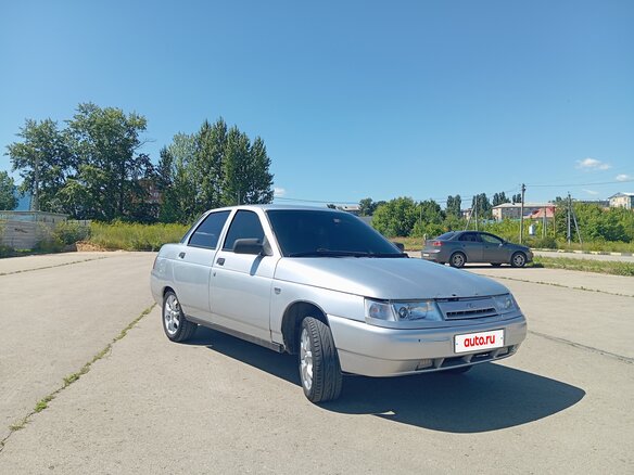 2007 Lada (ВАЗ) 2110, серебристый, 185000 рублей - вид 1