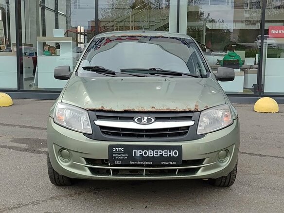 2013 Lada (ВАЗ) Granta I, зелёный, 160000 рублей - вид 1