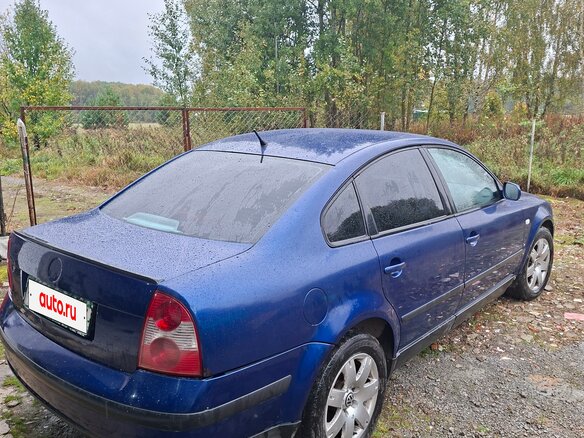 2001 Volkswagen Passat B5, синий, 200000 рублей - вид 3