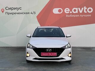 2021 Hyundai Solaris II Рестайлинг, белый, 1450000 рублей, вид 2