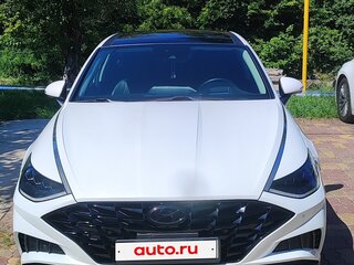 2019 Hyundai Sonata VIII (DN8), белый, 2200000 рублей, вид 3