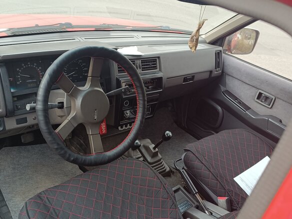 1988 Nissan Terrano I, красный, 450000 рублей - вид 6