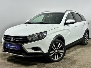 2019 Lada (ВАЗ) Vesta SW Cross I, белый, 1200000 рублей, вид 1