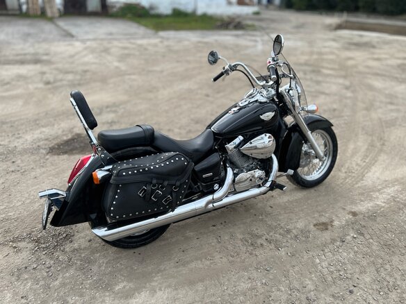 2005 Honda Shadow 750, чёрный, 600000 рублей - вид 2