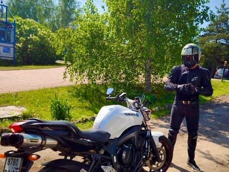 2007 Yamaha FZ6, белый, 500000 рублей, вид 1