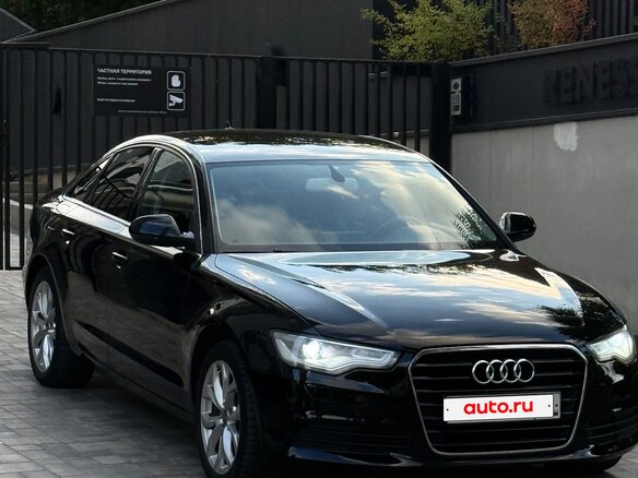 2014 Audi A6 IV (C7), чёрный, 1590000 рублей - вид 2