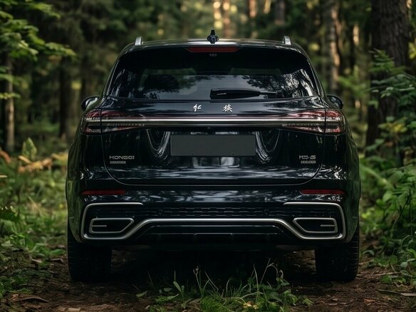2024 Hongqi HS5 I Рестайлинг, чёрный - вид 4