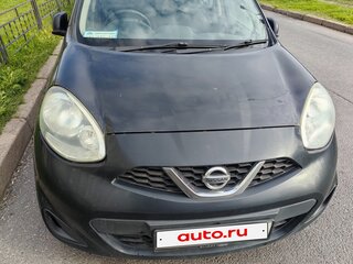 2016 Nissan March IV (K13) Рестайлинг, чёрный, 590000 рублей, вид 1
