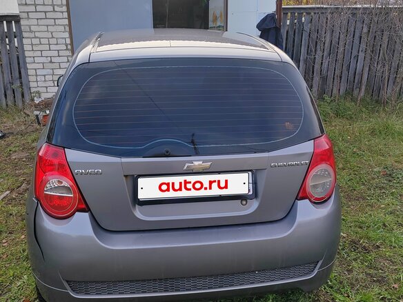 2010 Chevrolet Aveo I Рестайлинг, серый, 250000 рублей - вид 3