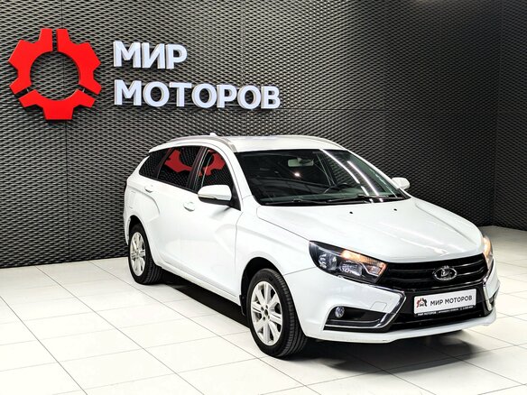 2020 Lada (ВАЗ) Vesta SW I, белый, 1125000 рублей - вид 2