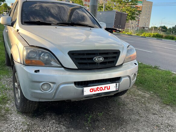 2006 Kia Sorento I Рестайлинг, серый, 430000 рублей - вид 1