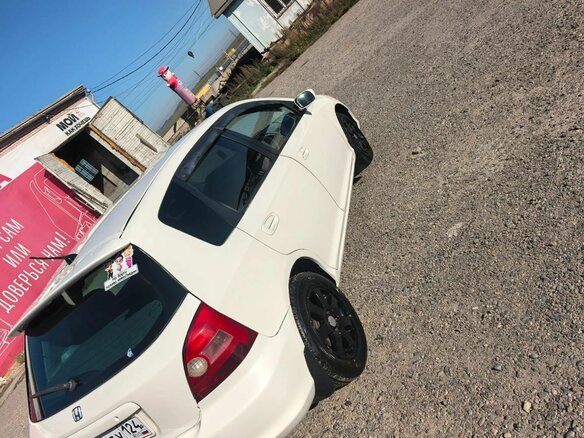 2001 Honda Civic VII, белый, 380000 рублей - вид 13