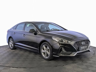 2017 Hyundai Sonata VII (LF) Рестайлинг, чёрный, 1590000 рублей, вид 3
