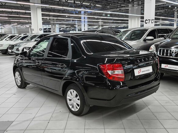 2023 Lada (ВАЗ) Granta I Рестайлинг, чёрный - вид 4