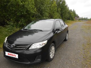 2012 Toyota Corolla X (E140, E150) Рестайлинг, чёрный, 1280000 рублей, вид 2