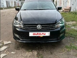 2015 Volkswagen Polo V Рестайлинг, чёрный, 790000 рублей, вид 2