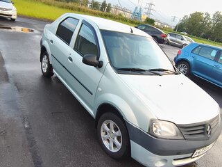 2008 Renault Logan I, серый, 160000 рублей, вид 3