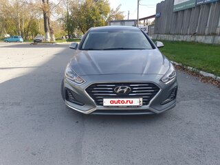 2018 Hyundai Sonata VII (LF) Рестайлинг, серый, 1550000 рублей, вид 2
