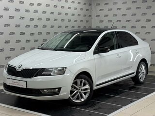 2017 Skoda Rapid I Рестайлинг, белый, 1065000 рублей, вид 1