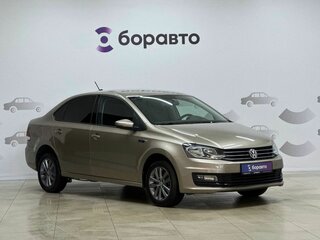2019 Volkswagen Polo V Рестайлинг, бежевый, 1190000 рублей, вид 3