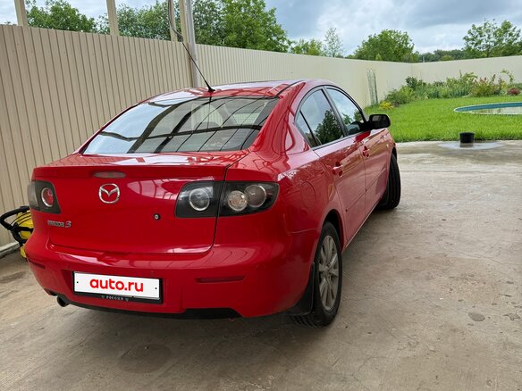 2008 Mazda 3 I (BK) Рестайлинг, красный, 630000 рублей - вид 2