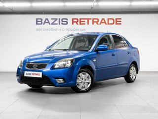2010 Kia Rio II Рестайлинг, синий, 550000 рублей, вид 1