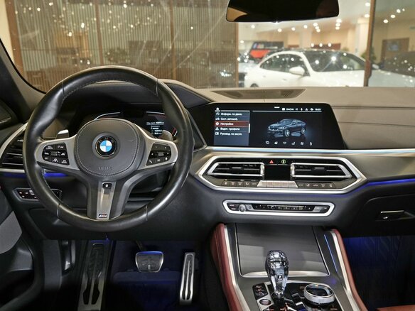 2020 BMW X6 30d III (G06), синий, 7080000 рублей - вид 25
