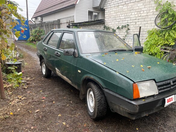 1998 Lada (ВАЗ) 21099, зелёный, 45000 рублей - вид 4