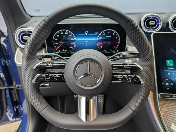 2026 Mercedes-Benz GLC Coupe 200 II (C254), синий - вид 8