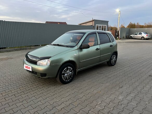 2008 Lada (ВАЗ) Kalina I, зелёный, 157000 рублей - вид 2