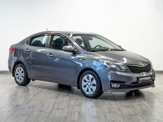 2015 Kia Rio 6-speed III, серый, 929000 рублей, вид 1