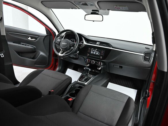 2021 Kia Rio IV Рестайлинг, красный, 1265000 рублей - вид 4