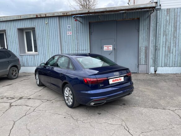2021 Audi A4 35 TFSI V (B9) Рестайлинг, синий, 3350000 рублей - вид 7