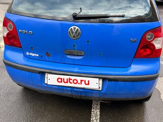 2003 Volkswagen Polo IV, синий, 377000 рублей, вид 4