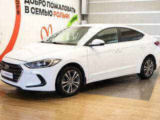 2018 Hyundai Elantra VI (AD), белый, 1614000 рублей, вид 1