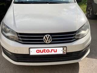 2018 Volkswagen Polo V Рестайлинг, белый, 1200000 рублей, вид 1