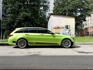 2019 Mercedes-Benz C-Класс 300 d IV (W205) Рестайлинг, синий, 3500000 рублей, вид 4