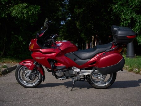 2002 Honda NT650V Deauville, красный, 355000 рублей, вид 5