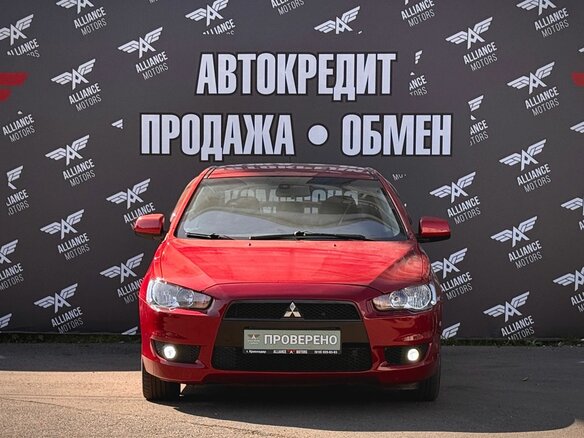 2008 Mitsubishi Lancer X, красный, 835000 рублей - вид 1