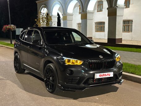 2017 BMW X1 18d xDrive II (F48), чёрный, 2300000 рублей, вид 3
