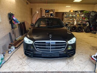 2021 Mercedes-Benz S-Класс 400 d 4MATIC VII (W223), чёрный, 8700000 рублей, вид 4
