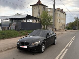 2008 BMW 5 серии 530xi V (E60/E61) Рестайлинг, чёрный, 550000 рублей, вид 1